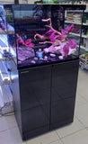 Black Aquarium with Cabinet Stand 115L (61cmx41cmx49cm)