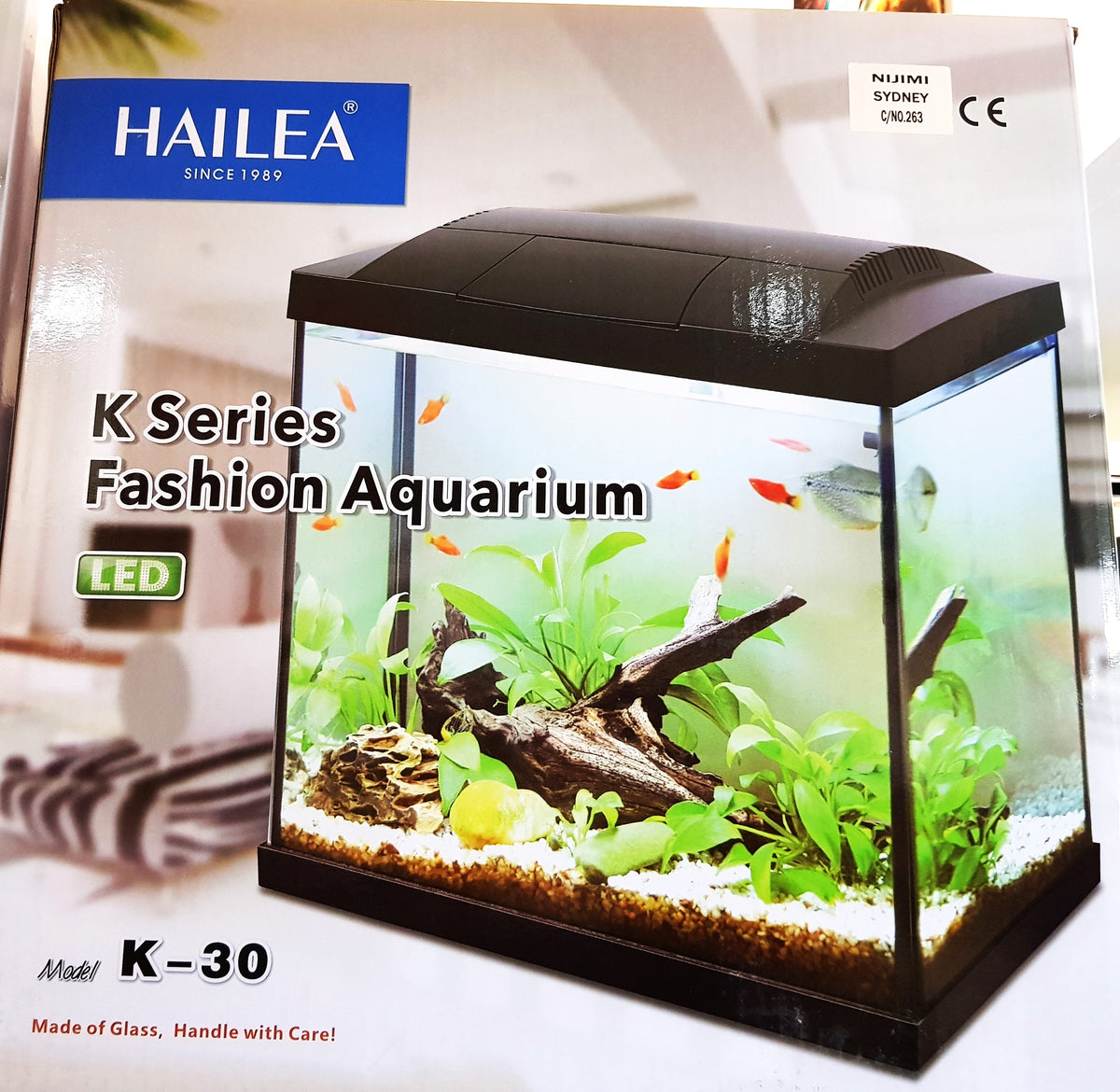 Complete Aquarium 30L (360mm x 230mm x 358mm) – Sydney Aquascapes