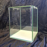 Square Glass Tank Curved Round Corners - 10L 20x20x25cm