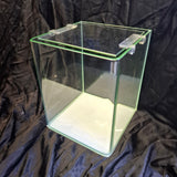 Square Glass Tank Curved Round Corners - 10L 20x20x25cm