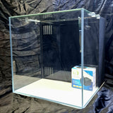 Square Glass Tank With Filter Section - 27L (30x30x30cm)