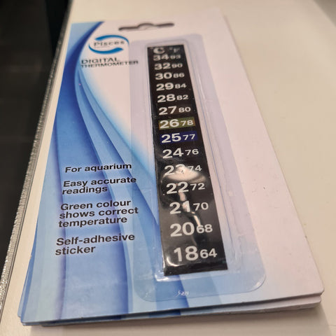 Colorless Thermometer Sticker Digital Thermometer sticker – Sydney Aquascapes